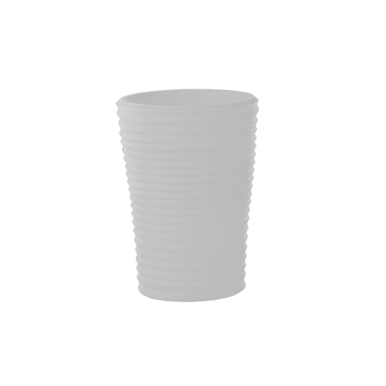 SLIDE vase S-POT (Blanc H 50 - Polyéthylène)