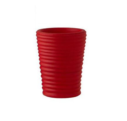 SLIDE vase S-POT (Rouge H 50 - Polyéthylène)