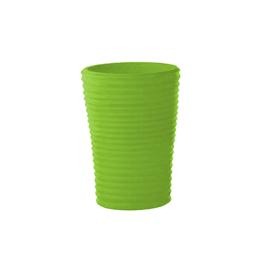 SLIDE vase S-POT (Vert Lime H 50 - Polyéthylène)