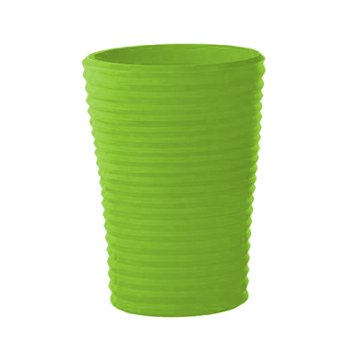 SLIDE vase S-POT (Vert Lime H 65 - Polyéthylène)