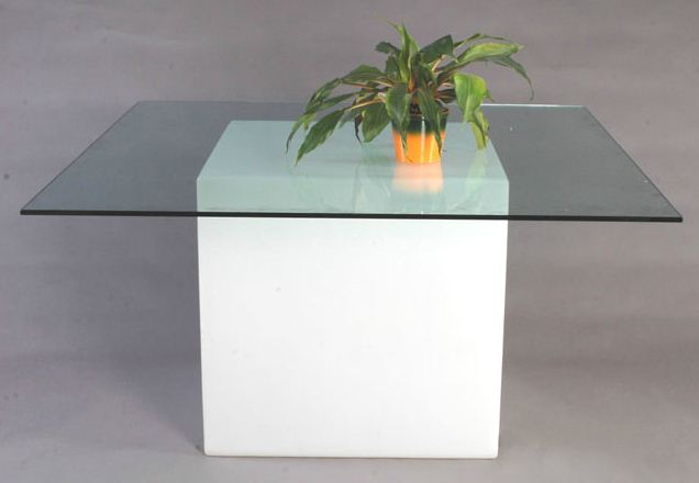 SLIDE luminous table SQUARE