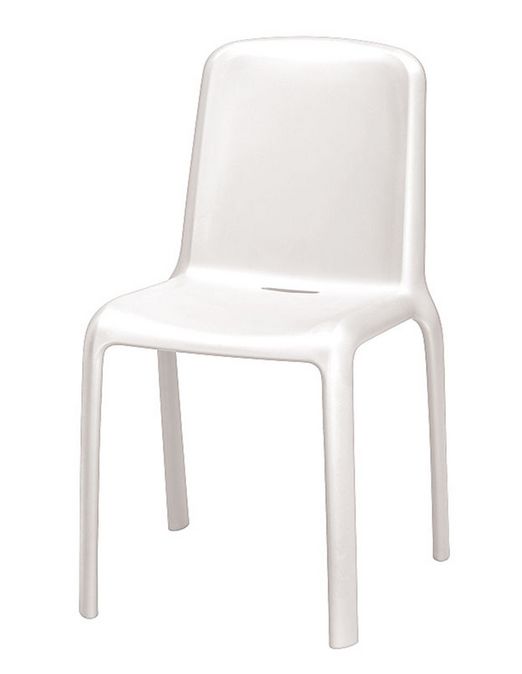 PEDRALI set 4 chaises SNOW (Blanc - Polypropylène)