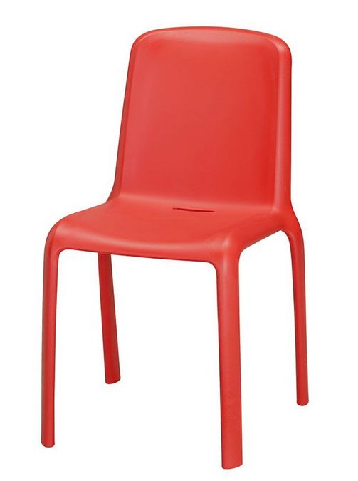 PEDRALI set 4 chaises SNOW (Rouge - Polypropylène)