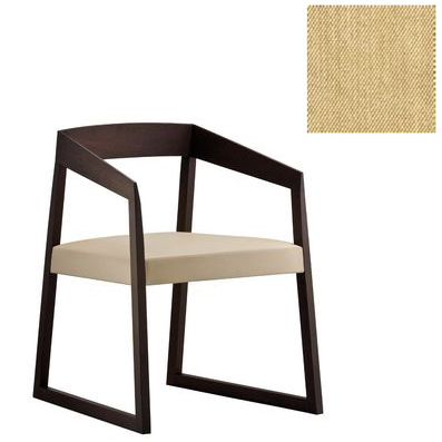 PEDRALI chaise SIGN 455 (G66 - chêne Wengè/tissu)