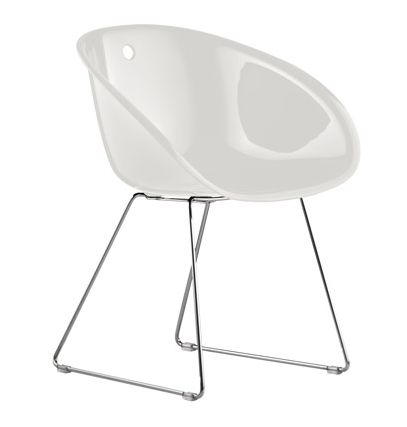 PEDRALI set 2 chaises GLISS 920 (Blanc - technopolymères)