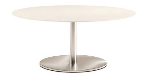PEDRALI table ronde INOX ELLITTICO 4901 (L 160 cm - Acier Inox)