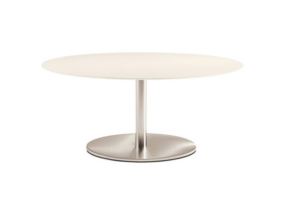 PEDRALI table ronde INOX ELLITTICO 4903 (L 120 cm - Acier Inox)