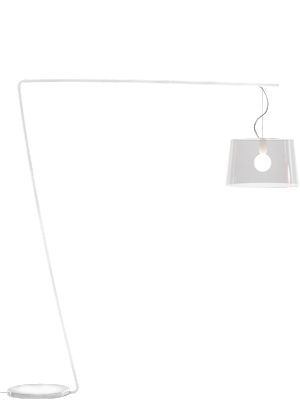 PEDRALI lampadaire L001T/B (Transparent - acier blanc/Méthacrylate)