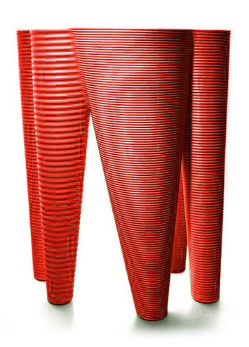 SERRALUNGA vase THE VASES (Rouge - LLDPE)