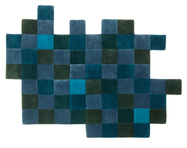 NANIMARQUINA tapis DO-LO-REZ (207x253 cm Bleu - Laine)