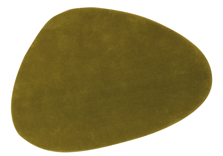 NANIMARQUINA tapis CAL 3 90x130 (Vert olive - Laine)
