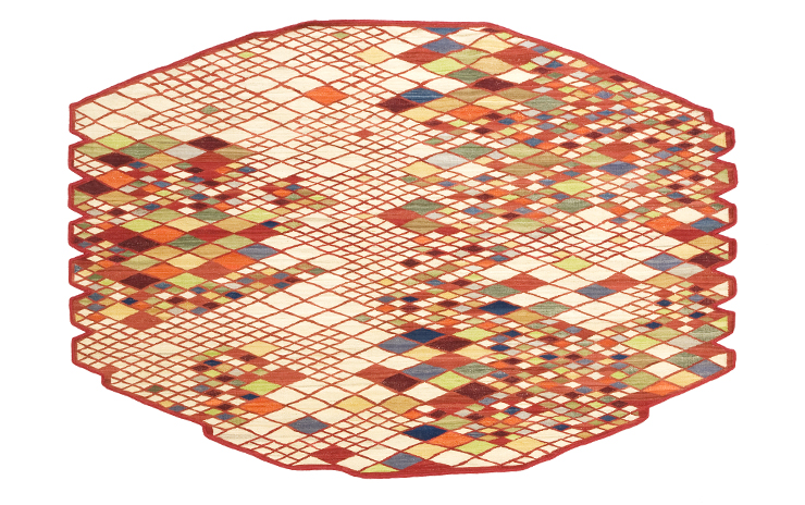 NANIMARQUINA Tapis Losanges (165x245 cm - Laine)