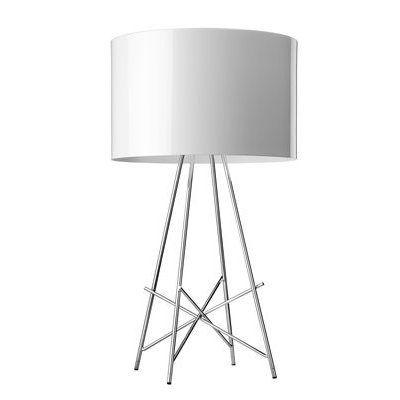 FLOS lampe de table RAY T (Blanc - Acier inoxydable, aluminium, verre)
