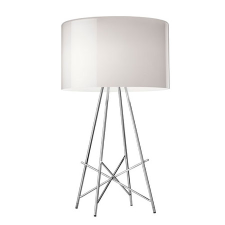 FLOS lampe de table RAY T (Transparent - Acier inoxydable, aluminium, verre)