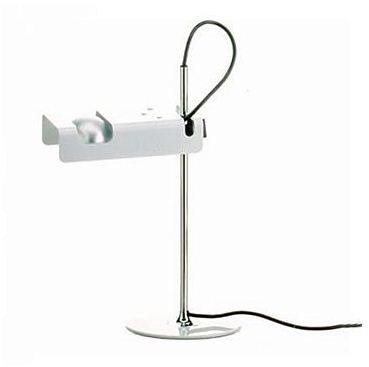 OLUCE lampe de table SPIDER (Blanc - Métal)