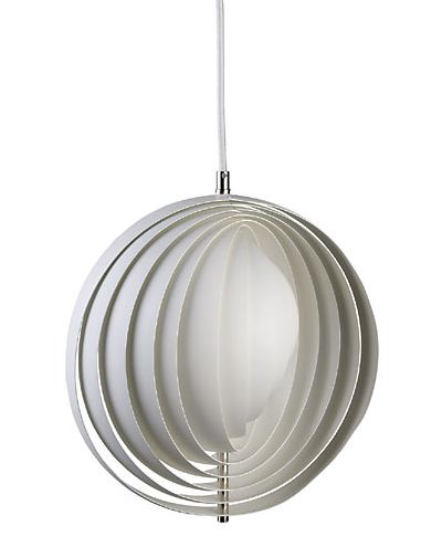 VERPAN lampe à suspension MOON (Blanc Grand - Métal)