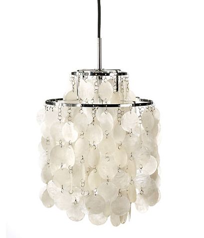 VERPAN lampe à suspension FUN (Small - Métal et perle mère)