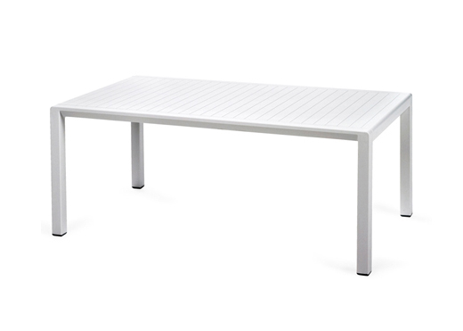 nardi table basse pour extérieur aria garden collection (blanc - polypropylène)