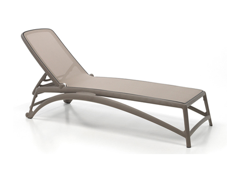 NARDI set de 2 bains de soleil ATLANTICO GARDEN COLLECTION (Tourterelle /Tourterelle - Polypropylène