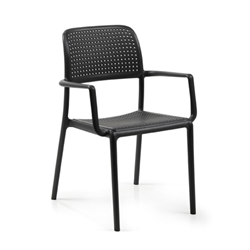 NARDI set de 4 chaises avec accoudoirs BORA pour extérieur CONTRACT COLLECTION