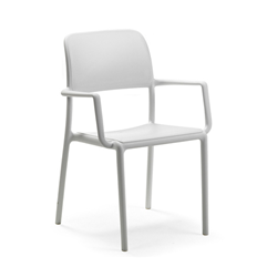 NARDI set de 4 chaises avec accoudoirs RIVA pour extérieur CONTRACT COLLECTION