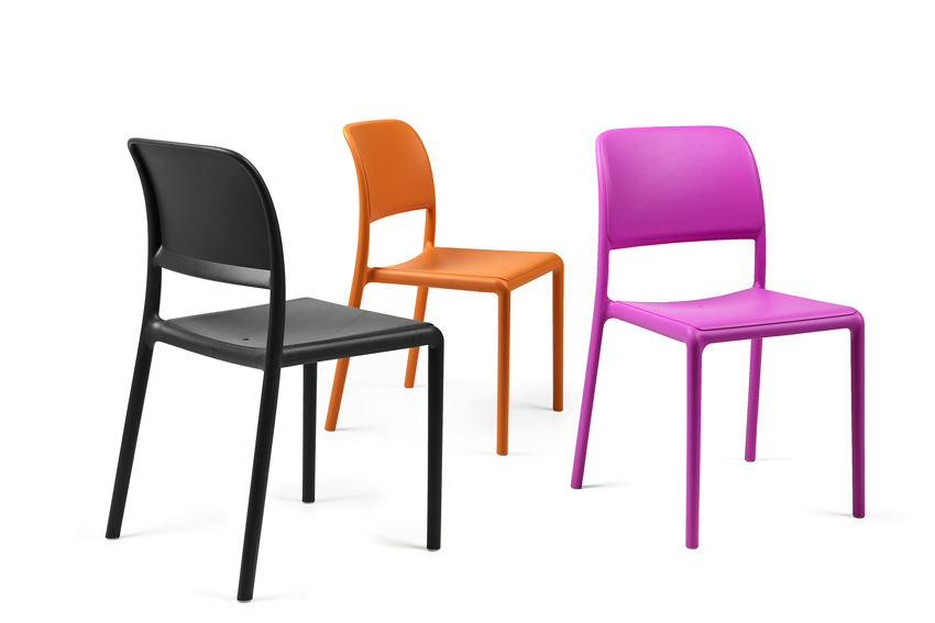 NARDI set of 4 outdoor chair RIVA BISTROT CONTRACT COLLECTION