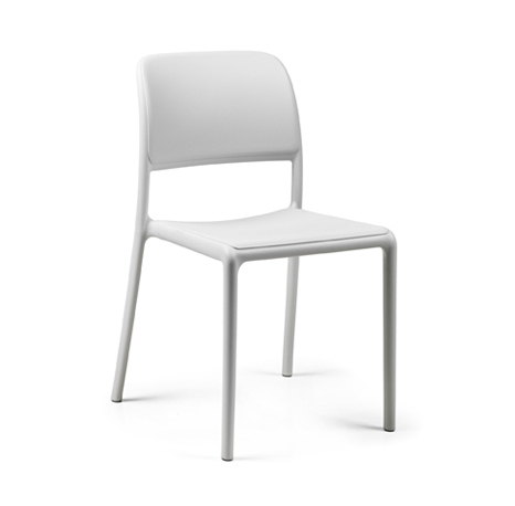 NARDI set de 4 chaises RIVA BISTROT pour extérieur CONTRACT COLLECTION (Blanc - Polypropylène)