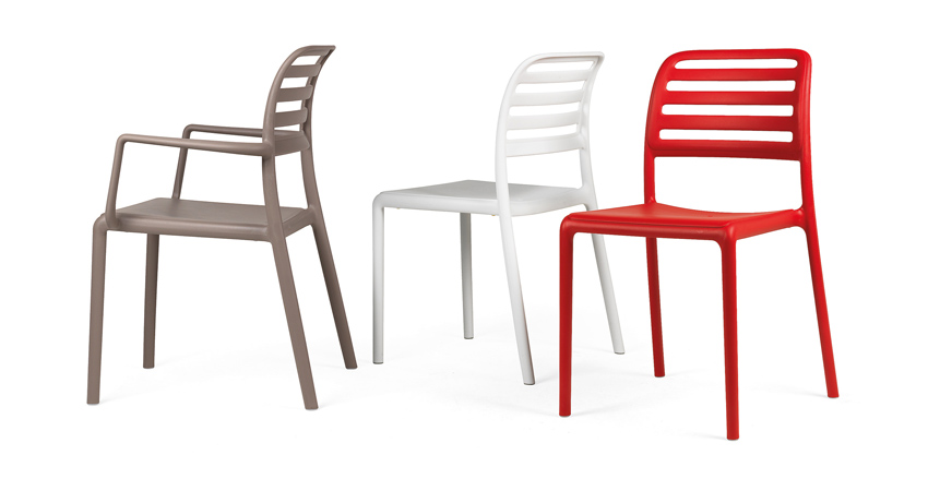 NARDI set of 4 outdoor chair with arms COSTA GARDEN COLLECTION