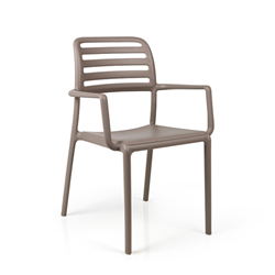 NARDI set de 4 chaises avec accoudoirs COSTA pour extérieur GARDEN COLLECTION