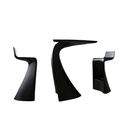 VONDOM set of 2 stools and bar table WING