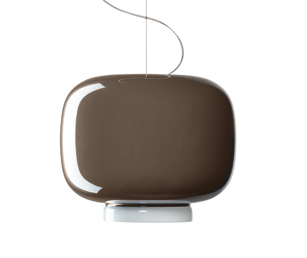 FOSCARINI lampe à suspension CHOUCHIN 3 (Gris - Peint verre soufflé)