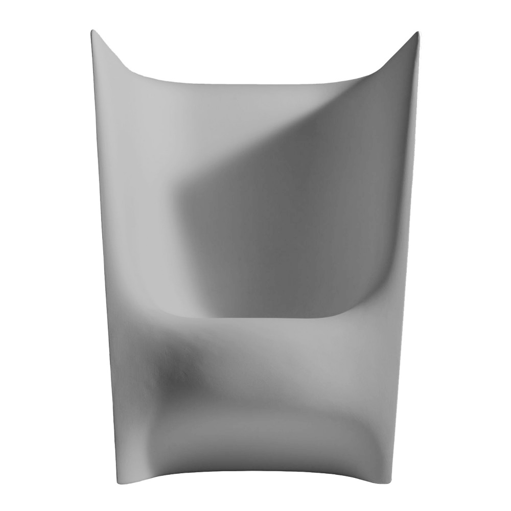 DRIADE fauteuil PLIÉ (Gris clair - Polyéthylène)