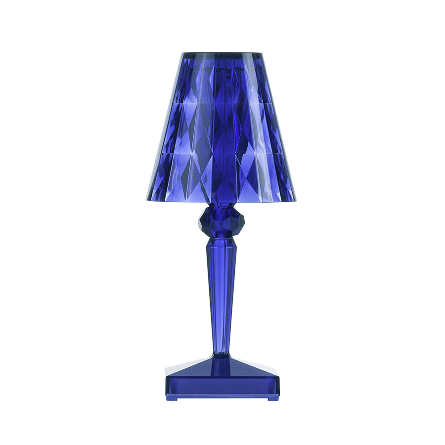 KARTELL lampe de table BATTERY (Bleu - PMMA transparent)