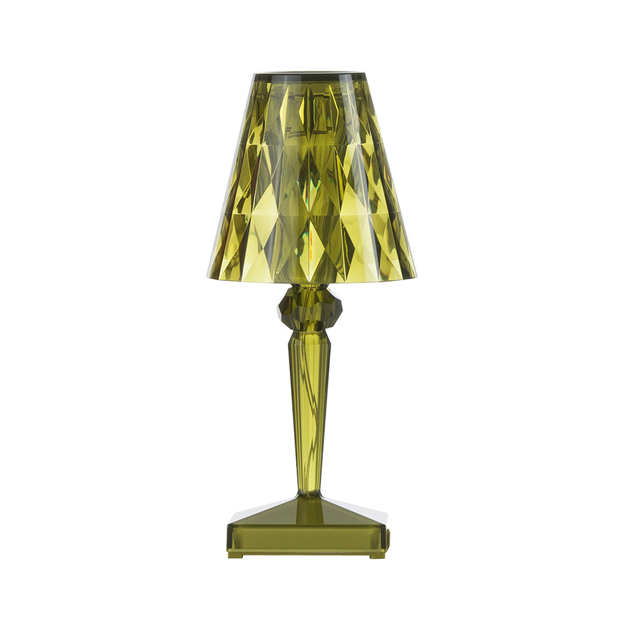 KARTELL lampe de table BATTERY (Vert - PMMA transparent)