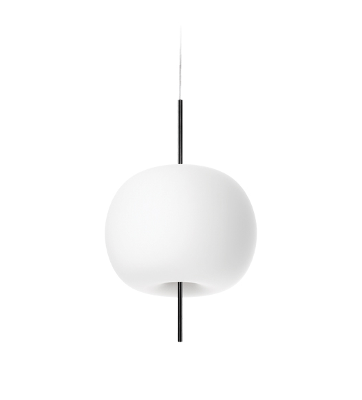 KDLN KUNDALINI lampe à suspension KUSHI 33 (Noir - verre et métal)