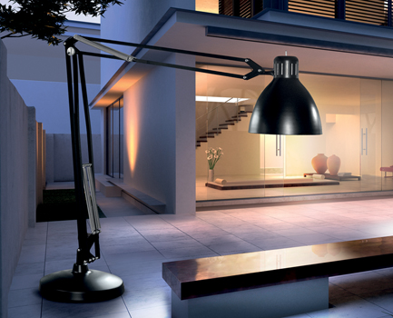 LEUCOS lampadaire d'extérieur THE GREAT JJ OUTDOOR