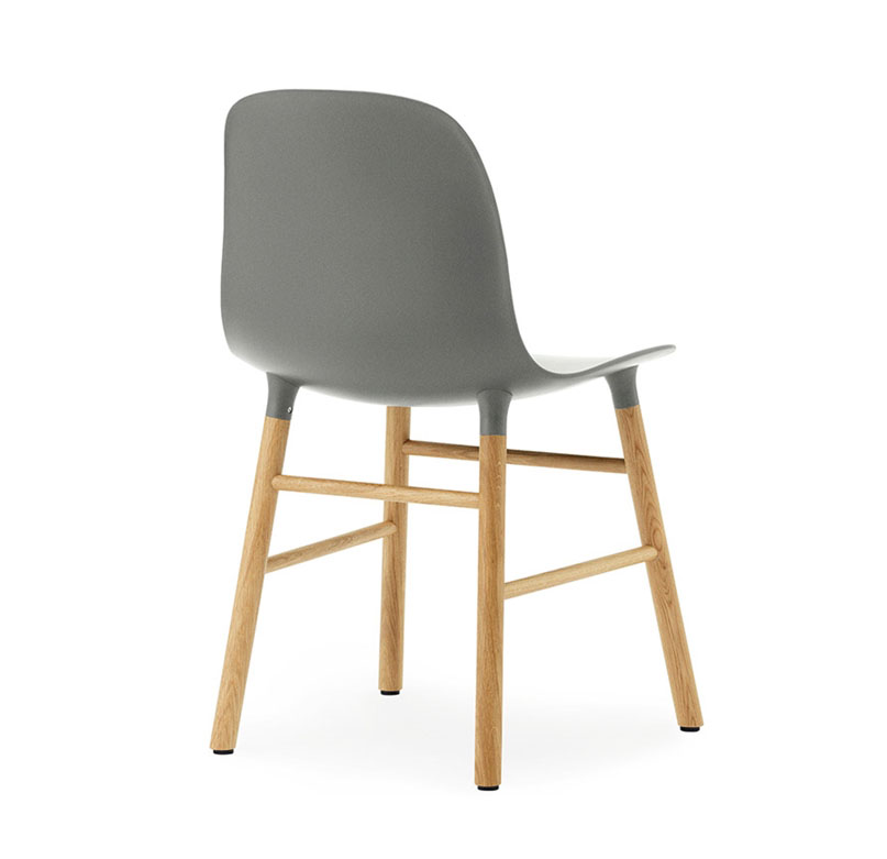 NORMANN COPENHAGEN set of 2 chairs FORM CHAIR with oak base