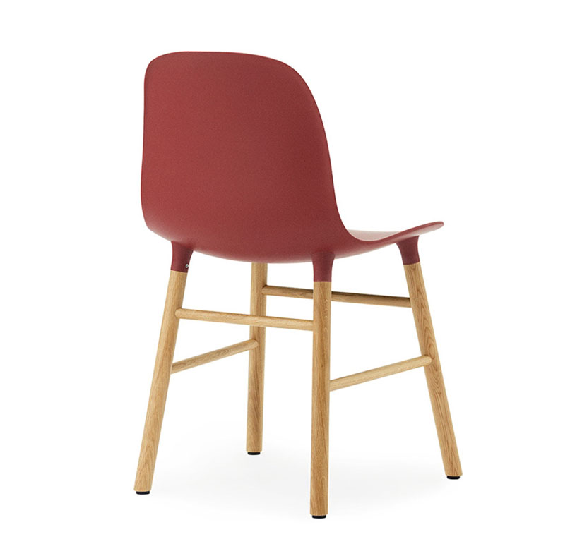 NORMANN COPENHAGEN set of 2 chairs FORM CHAIR with oak base