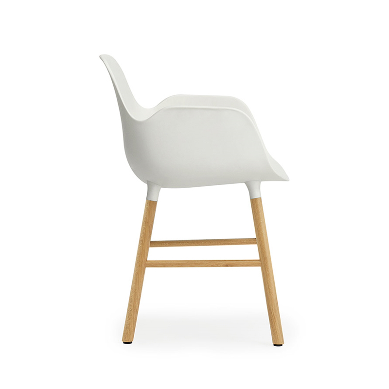NORMANN COPENHAGEN FORM ARMCHAIR with oak base