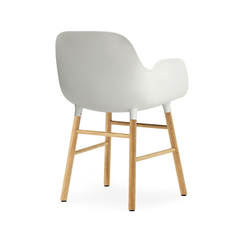NORMANN COPENHAGEN FORM ARMCHAIR with oak base
