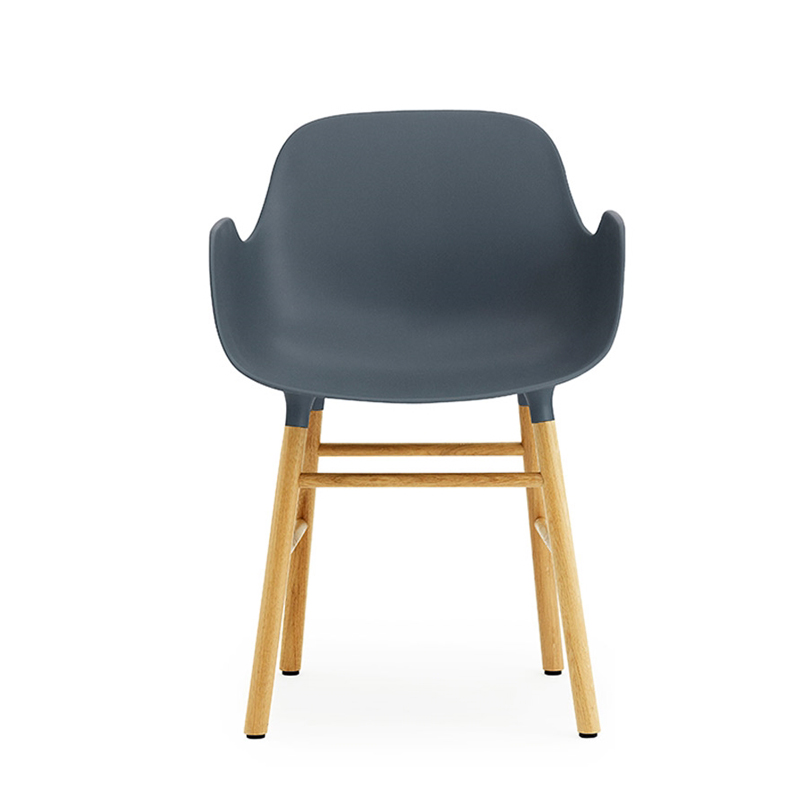 NORMANN COPENHAGEN FORM ARMCHAIR with oak base