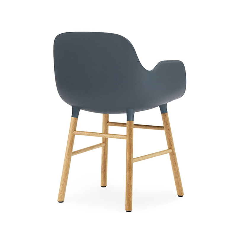 NORMANN COPENHAGEN FORM ARMCHAIR with oak base