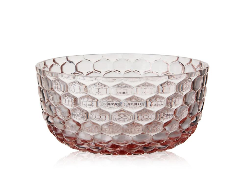 KARTELL set de 4 boules JELLIES FAMILY (Rose - Technopolymère thermoplastique transparent)