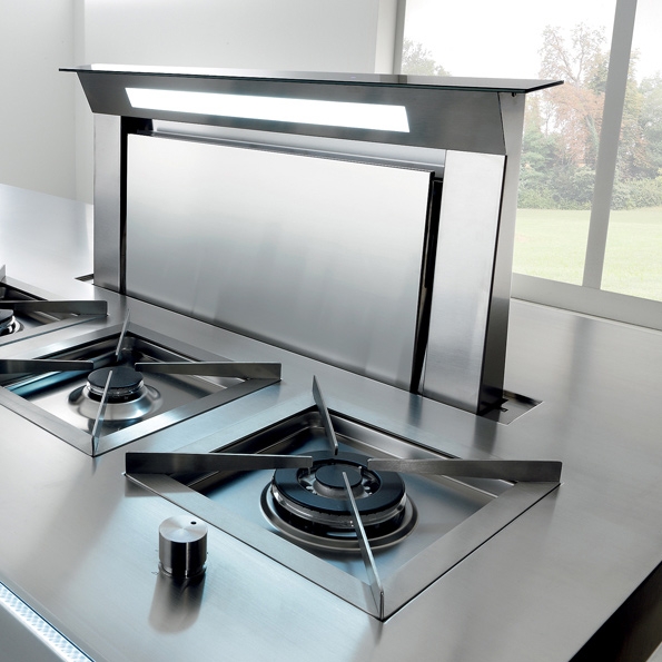 FALMEC extractor hood DOWNDRAFT 1300 m3/h INOX 90 cm