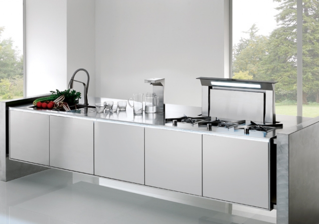 FALMEC extractor hood DOWNDRAFT 1300 m3/h INOX 90 cm