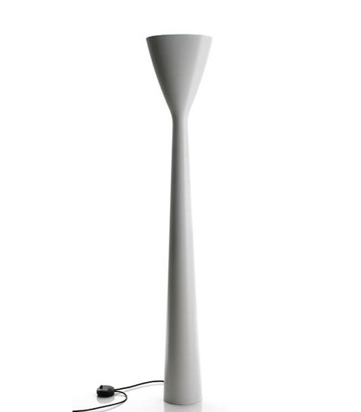 LUCEPLAN lampadaire CARRARA D38L (Blanc - polyuréthane expansé)