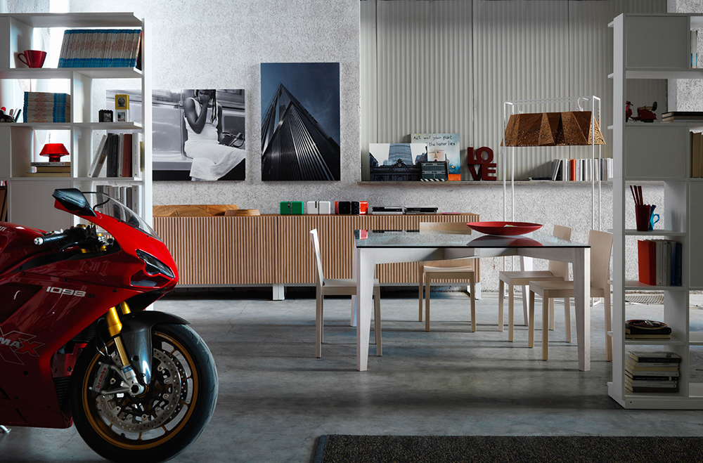 HORM table AUTOREGGENTE 140x140 cm