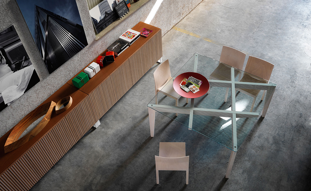 HORM table AUTOREGGENTE 140x140 cm