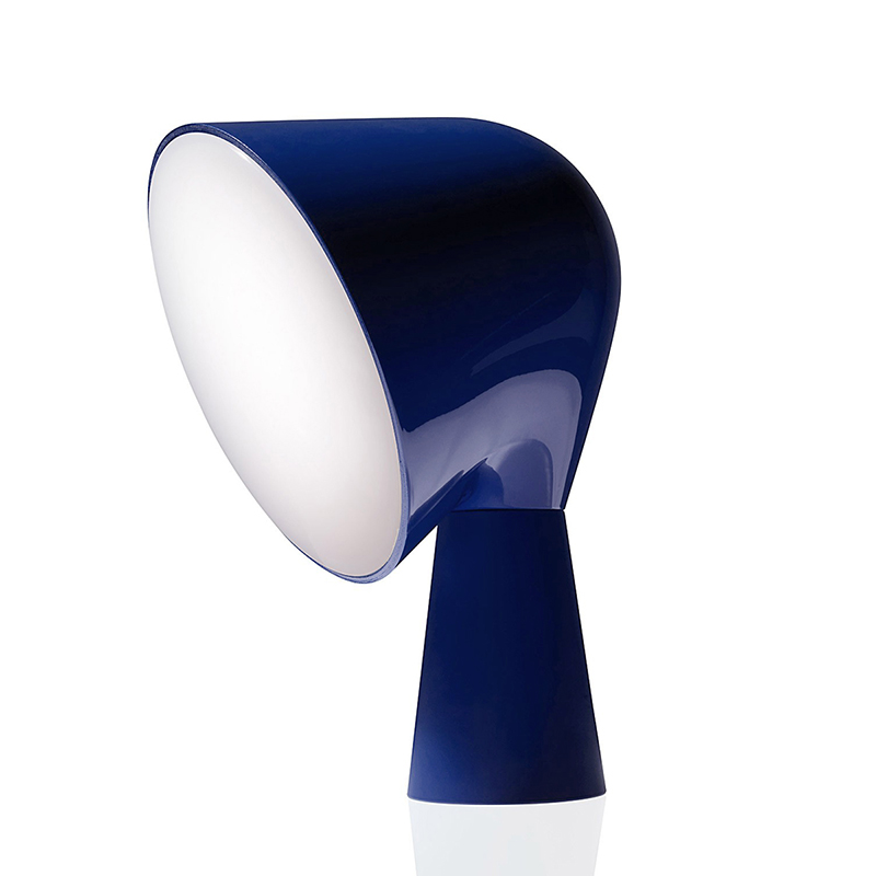 FOSCARINI lampe de table BINIC (Bleu - ABS gravé et polycarbonate)