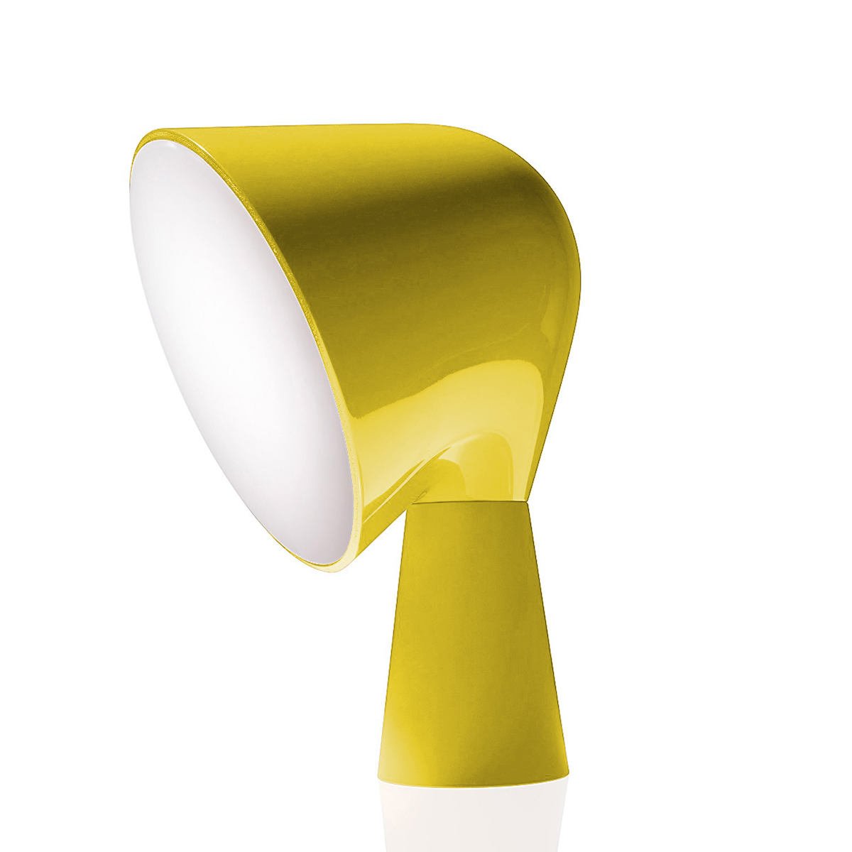 FOSCARINI lampe de table BINIC (Jaune - ABS gravé et polycarbonate)